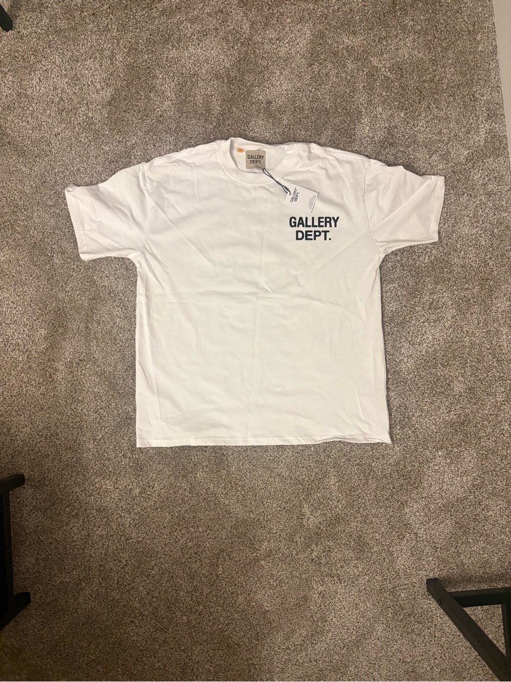 Gallery Dept White Short Sleeve Logo Tee